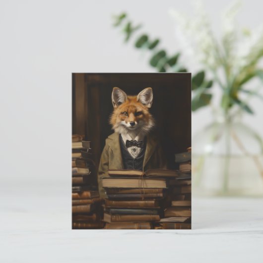 Carte Postale Professeur Fox (Debout devant)