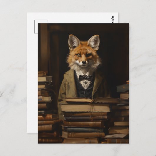 Carte Postale Professeur Fox (Devant / Derrière)