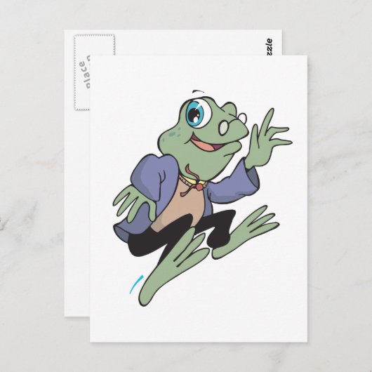 Carte Postale Professeur Frog (Devant / Derrière)