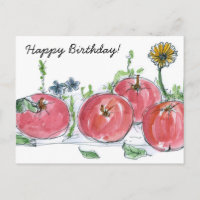 Professeur Joyeux Anniversaire Pommes Rouges Fruit