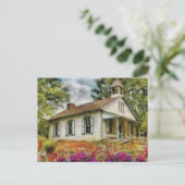 Carte Postale Professeur - La Maison de l'École (Debout devant)