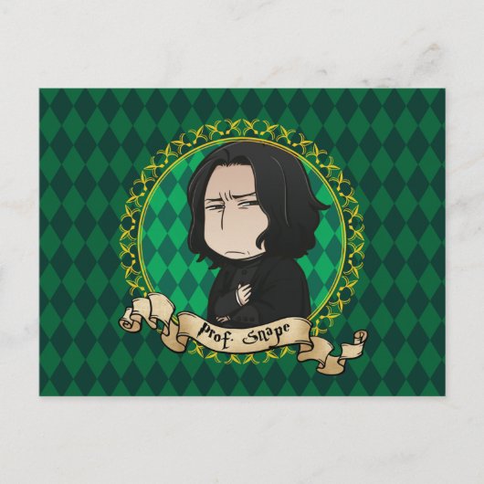 Carte Postale Professeur Snape en anime (Devant)