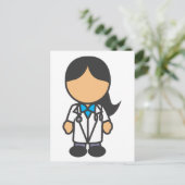 Carte Postale Profession féminine Médicale (Debout devant)