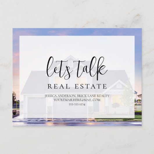 Carte Postale Professional Realty House Information de contact (Devant)