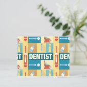 Carte Postale Professionnel Dentiste Iconique Conçu (Debout devant)