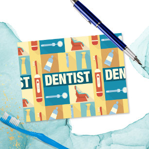 Carte Postale Professionnel Dentiste Iconique Conçu