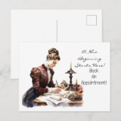 Carte postale professionnelle (Devant / Derrière)