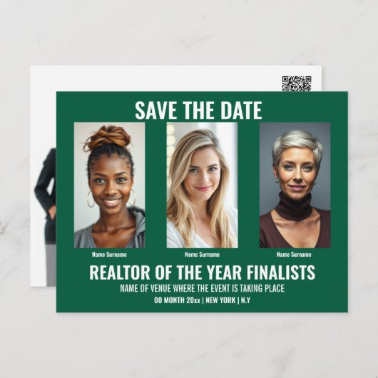 Carte postale professionnelle modèle 5 photo do-it (Devant / Derrière)