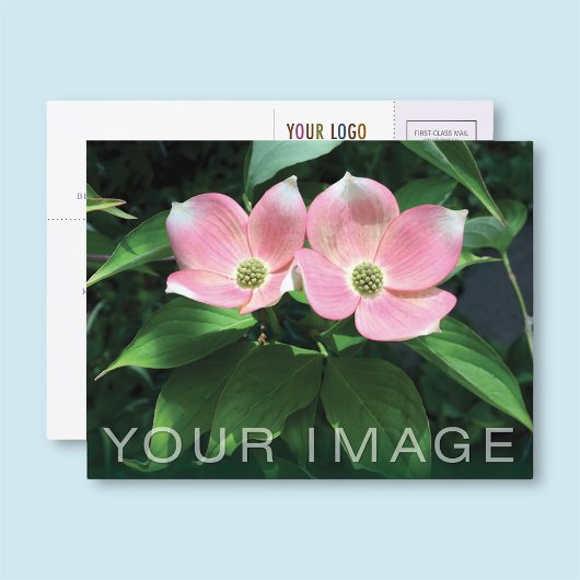 Carte postale professionnelle personnalisée avec l