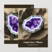 Carte postale professionnelle personnalisée élégan (Devant / Derrière)