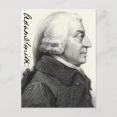Carte Postale Profil Adam Smith (avec signature) (Devant)