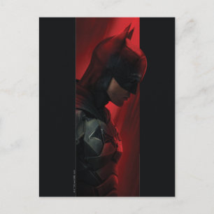 Carte Postale Profil Batman Red Bar