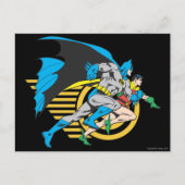 Carte Postale Profil Batman & Robin (Devant)