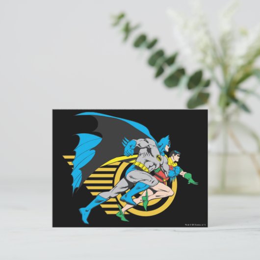 Carte Postale Profil Batman & Robin (Debout devant)