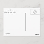 Carte Postale Profil de canard à canard à canard (Dos)