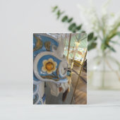 Carte Postale Profil de Cheval Bleu Blindé, Carrousel du parc Cr (Debout devant)