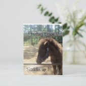 Carte Postale profil de poney (Debout devant)