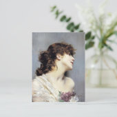 Carte Postale Profil d'une jeune femme par Giovanni Boldini (Debout devant)