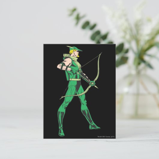 Carte Postale Profil Flèche verte (Debout devant)