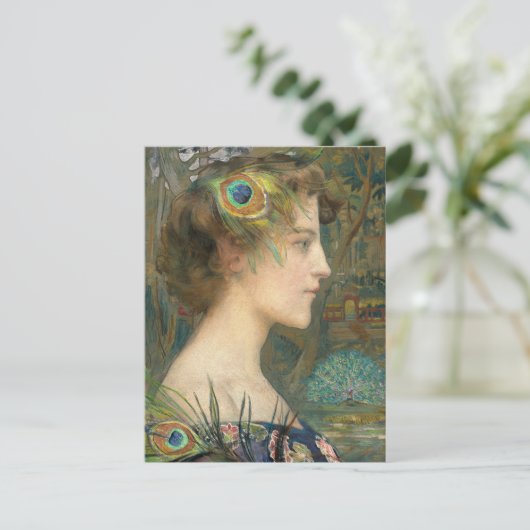 Carte Postale Profil Peacock | Edgard Maxence (Debout devant)