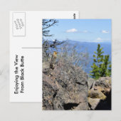 Carte Postale Profiter de la vue (Devant / Derrière)