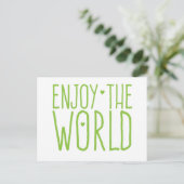 Carte Postale profiter du monde (Debout devant)