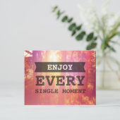 Carte Postale Profitez De Chaque Moment (Debout devant)