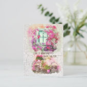 Carte Postale Profitez De La Promenade | Vélo Aquarelle Avec Fle (Debout devant)