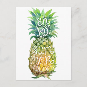 Carte Postale Profitez de vos vacances d'été tropicales