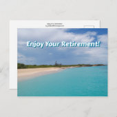 Carte Postale Profitez de votre retraite (Devant / Derrière)