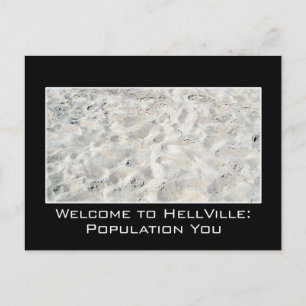 Carte Postale Profitez de votre voyage en enfer