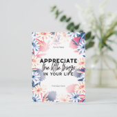 Carte Postale Profitez des petites citations (Debout devant)