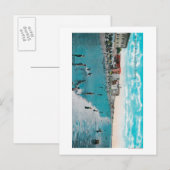 Carte Postale Profitez des vagues à Ocean BeachLong Beach, CA (Devant / Derrière)