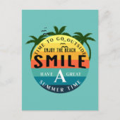 Carte Postale Profitez d'une belle période estivale (Devant)