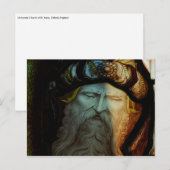Carte Postale Profondes dans la pensée (Devant / Derrière)