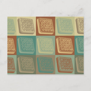 Carte Postale Programmation Pop Art