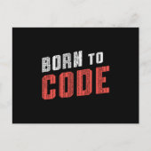 Carte Postale Programmeur de code ICD de code de Medical Coder B (Devant)