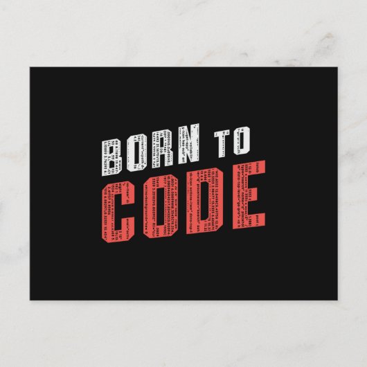 Carte Postale Programmeur de code ICD de code de Medical Coder B (Devant)