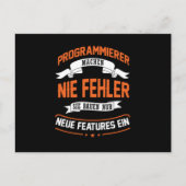 Carte Postale Programmier Programmeur Informaticien Développeur (Devant)