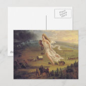 Carte Postale Progrès Américain (Devant / Derrière)