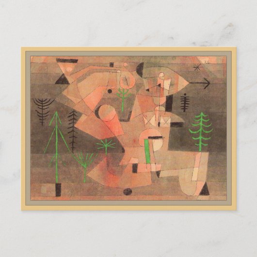 Carte Postale Project for a Garden by Paul Klee (Devant)