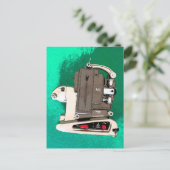 Carte Postale Projecteur vidéo vintage (Debout devant)