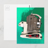 Carte Postale Projecteur vidéo vintage (Devant / Derrière)