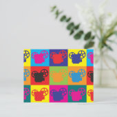 Carte Postale Projection Pop Art (Debout devant)
