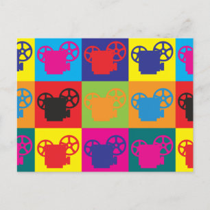 Carte Postale Projection Pop Art