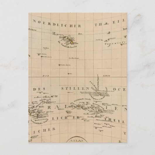 Carte Postale Projection rare du pôle Nord (Devant)