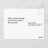 Carte Postale Projet de construction Merci personnalisé (Dos)