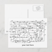 Carte Postale projet électronique (Devant / Derrière)