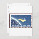 Carte Postale Projet Mercury (Devant / Derrière)