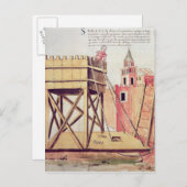 Carte Postale Projet pour une tour de siège (Devant / Derrière)